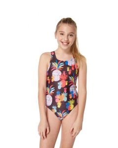 Maru Girls Pineapple Poll Auto Back Swimsuit