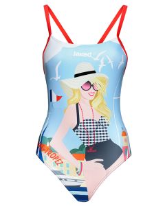 Jaked Girls One Piece Mood Saint Tropez Swimsuit - Blue