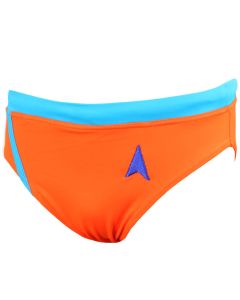 Diana Boys Kebin Briefs - Orange/Blue