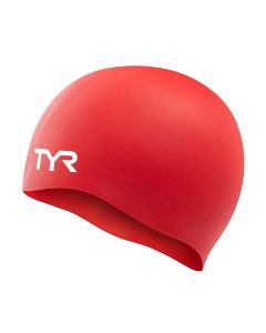 TYR Wrinkle Free Silicone Swim Caps - Red