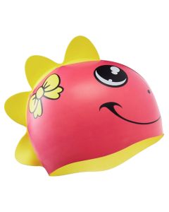 TYR Kids Dino Diva Silicone Swim Cap