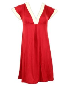 Melie & Madeleine Red/White Maria Beach Dress