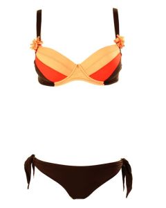Melie & Madeleine Mina Red/Brown Bikini 