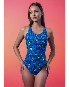  Turbo Origami Swimsuit - Blue Multi