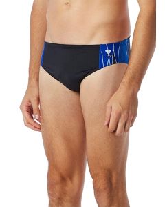 TYR Phoenix Splice Racer Briefs - Black/ Blue