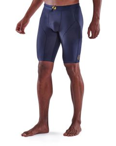 SKINS Series-5 Mens Half Tights - Navy Blue