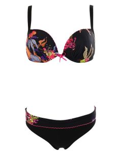 Melie & Madeleine Tamara Bikini In Black B Cup