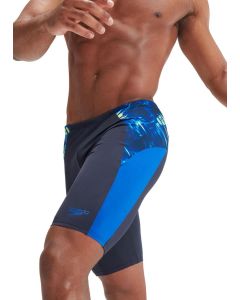 Speedo Mens ECO END+ Splice Jammer - True Navy/True Cobalt/Hypersonic Blue/Lemon Drizzle Speedo Mens ECO END+ Splice Jammer - True Navy/True Cobalt/Hypersonic Blue/Lemon Drizzle