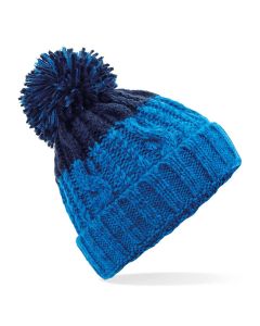 Beechfield Apres Beanie - Azure/Oxford Navy
