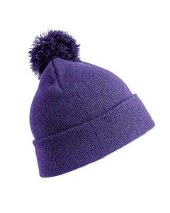 Core Kids Pom Pom Beanie - Purple