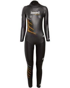 Jaked Womens Challenger Wetsuit - Black / Orange 