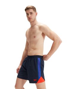 Speedo Hyper Boom Splice 16" Watershort - True Navy/Volcanic Orange/True Colbalt Speedo Hyper Boom Splice 16" Watershort - True Navy/Volcanic Orange/True Colbalt