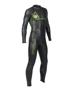 Aquasphere Mens Phantom Wetsuit - Green / Black