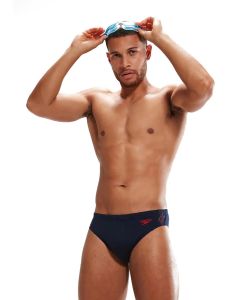 Speedo Hyper Boom Splice 7cm Brief - Navy Blue