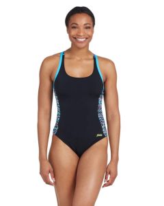 Zoggs Women's Atomback Swimsuit - Namibia Print