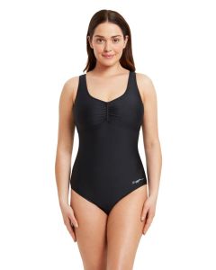 Zoggs Marley Scoopback One Piece - Black