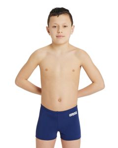Arena Boy's Team Solid Swim Shorts - Navy/White