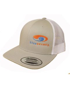 Blueseventy Trucker Cap 6-Panel - Silver/ White