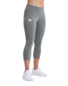Arena Womens Tight Fit 3/4 Leggings - Dark Grey/Melange