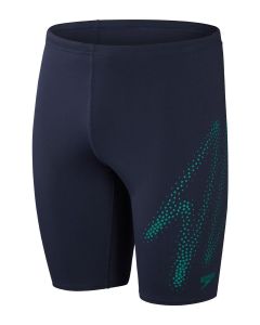 Speedo Hyper Boom Placement Jammer - True Navy/Jungle Green Speedo Hyper Boom Placement Jammer - True Navy/Jungle Green