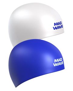 Mad Wave Reverse Champion Swim Cap White / Blue