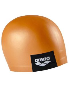 Arena Logo Moulded Swim Cap - Orange 