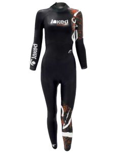 Jaked Womens FFWW Wetsuit - Black / Coral 