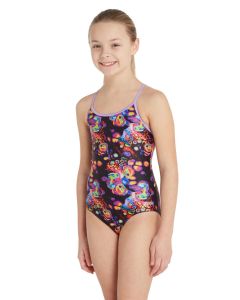 Zoggs Girls Tentacool Sprintback Swimsuit