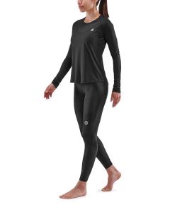 SKINS Series-3 Activewear Womens Long Sleeve Top - Black SKINS Series-3 Activewear Womens Long Sleeve Top - Black
