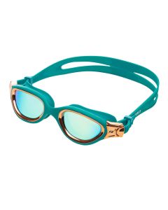 Zone3 Venator-X Swim Polarised Goggles - Teal / Cream / Copper