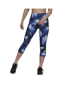 Adidas Women's FeelBrilliant Aeroready You For You 3/4 Tights - Black/ Violet