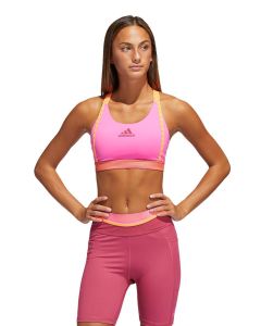 Adidas Dont Rest Branded Bra - Screaming Pink