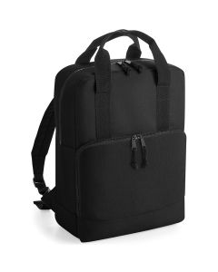 BagBase Recycled Cooler Backpack - Black