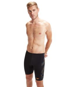 Speedo Tech Panel Jammer - Black / Orange