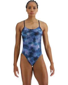 TYR Starhex CutoutFit Swimsuit - Blue Ice