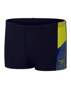 Speedo Boys Dive Aquashort - Navy / Lemon / Cobalt