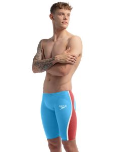 Speedo Fastskin LZR Pure Intent 2.0 Jammer - Picton Blue / Flame Red