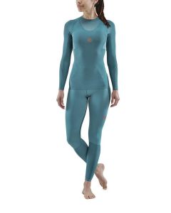 SKINS Series-5 Womens Long Sleeve Top - Teal