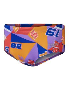 Speedo Boys 13cm Full Throttle Allover Digital Training Brief - Red / Blue