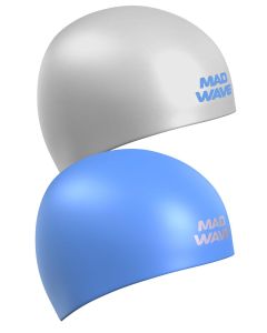 Mad Wave Reverse Champion Swim Cap Azure / Grey