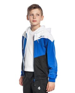 Mad Wave Junior Pro Track Jacket - White / Blue / Black