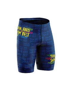 Turbo Mens Swim Fast Jammers - Blue/Multi