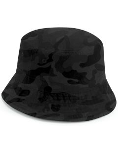 Beechfield Recycled Polyester Bucket Hat - Mightnight Camo Beechfield Recycled Polyester Bucket Hat - Mightnight Camo
