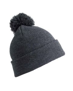 Core Kids Pom Pom Beanie - Grey