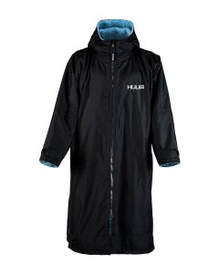 HUUB Long Sleeve Dry Robe - Black/ Blue
