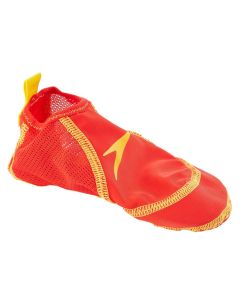 Speedo Junior Pool Sock - Red/Grey/Yellow