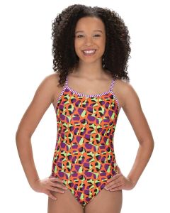 Dolfin Girl's Jumping Giraffe String Back Swimsuit