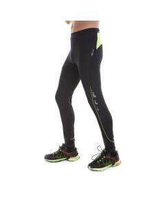 Joluvi Unisex Pro Fit Tights - Black/Yellow