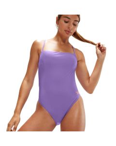 Speedo Womens Adjustable Thinstrap Swimsuit - Miami Lilac