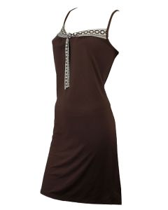 Melie & Madeleine Brown/White Virginia Beach Dress